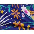 thumbnail image 4 of oneOone Rayon Medium Blue Fabric Skull Sewing Material Print Fabric By The Yard 56 Inch Wide, 4 of 5