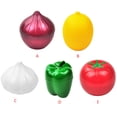 thumbnail image 3 of Inteprter Vegetable Shape Plastic Food Storage Box Container Refrigerator Organizer Household Supplies Reusable for Pepper Tomatoes Type3 NO3 Inteprter JJ14284-04B, 3 of 6
