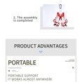 thumbnail image 4 of 1 Set Of Bike Lock Shoe Wall Hook Wall Mount Self-locking Protective Hooks Shoes Display Stand, 4 of 8