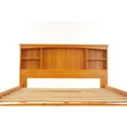 thumbnail image 4 of OS Home and Office Furniture 12-Drawer Wood Full Bookcase Bed in Warm Honey/Oak, 4 of 9