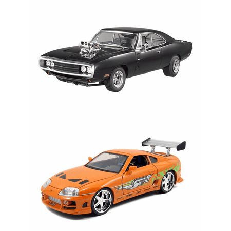 Fast & Furious 1 Diecast Car Package - Two 1/18 Scale Fast & Furious 1