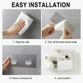 thumbnail image 5 of Floating Shelves for Bathroom, Bedroom, Living Room, Kitchen, Office for Wall, Wall Mounted Storage Shelves with Metal Frame, 5 of 5
