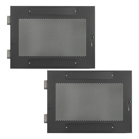 Sound Town Server Rack Doors, for STRK-M8U Server Rack (STRK-DS8U)