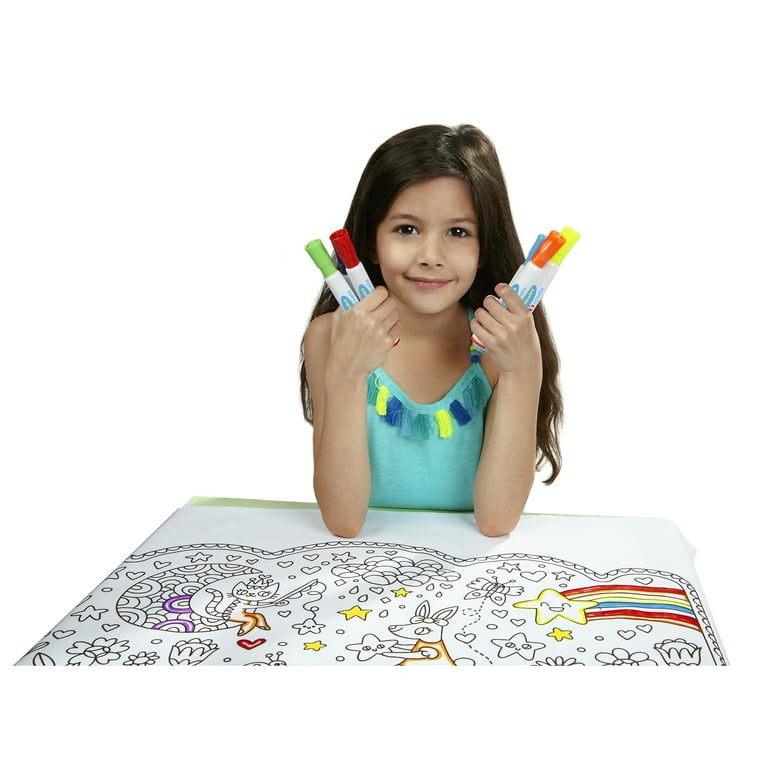 Let's Create Color Your Own Pillowcase Craft Kit for Kids