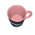 thumbnail image 5 of Water Wave Coffee Mug Fun Custom Ceramic Mugs 11oz Pink, 5 of 5