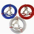 thumbnail image 3 of Outdoor Dog Freedom, Tie-Out Cable With Galvanized Steel Wire Rope Ensures Chew Proof Durability And Rust-Resistance, Perfect For Safe Enclosures Up To 17 Feet, 3 of 5