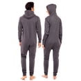 thumbnail image 5 of Men’s Onesies, Unisex Plain One-Piece Pajama Jumpsuit – Hooded Plain Onesies for Men, Cozy Adult Loungewear Playsuit, 5 of 6