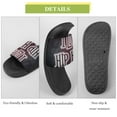 thumbnail image 7 of GZHJMY Stylish Slides for Women Men, I Love Hip Hop Soft Flexible Slip-on Sandals Slippers, 7 of 7
