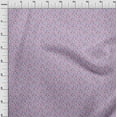 thumbnail image 3 of oneOone Georgette Viscose Fabric Crystal & Gemstone Ocean Print Fabric by The Yard 42 Inch Wide, 3 of 4