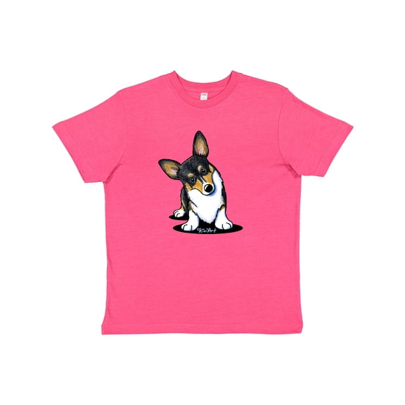 Inktastic Tri Color Corgi Youth T-Shirt