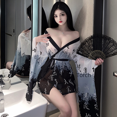 thumbnail image 1 of Conjunto de kimono japonés sexy, ropa interior, bata de baño Hanfu antigua, pijama de gran tamaño, lindo juego de rol, 1 of 4
