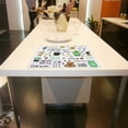 thumbnail image 4 of Tapis de Table Imperméable à l'Eau Impression Tampon Antidérapant Anti-Chaud Isolation Alimentaire Tapis Anti-Chaud Isolation Pad Bol Napperon - Type 2, 4 of 8