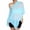 Blue, variant on SRZYMJ Women Poncho Cape High Low Chiffon Shawls Wraps Cover up Flowy Sheer Capelet Evening Party Bridal Wedding Capelets