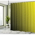 thumbnail image 5 of Ambesonne Ombre Shower Curtain, Yellow Themed with Dots, 69"Wx70"L, Yellow and Black, 5 of 5