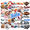 7A, variant on trendy Turbo Theme Stickers, Waterproof Turbo Theme Sticker for Water Bottle Laptop Phone Cases Planner Skateboard Luggage Helmet Party Favor Decor, Ideal for Adults Teens Teacher Rewards