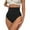 Black, variant on GEWSEY Thong Shapewear Tummy Control for Women High Waisted Stay-Put Body Shaper Girdle Compression Shapewear Thong (Red, S)