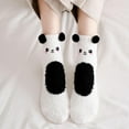 thumbnail image 3 of Byworldtasic Funny Fuzzy Silly Socks for Women Christmas Novelty Soft Fluffy Cozy Sleep Crazy Slipper Animal Sock Gift, 3 of 6