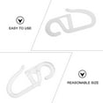thumbnail image 4 of 300pcs Plastic Curtain Hook Durable Curtain Hanger Home Shower Curtain Hanger, 4 of 7