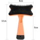 thumbnail image 2 of Cepillo autolimpiante para perros y gatos, peine de baño para mascotas, herramienta de aseo para mascotas - Limpieza con un solo clic (naranja), 2 of 5