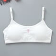 thumbnail image 2 of Girls Padded Training Bras,Girls Thin Cotton Breathable Sports Bra Fit for 8-18 Years Teen Girls, 1//3/4/5 Pack, 2 of 7