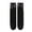 Black, variant on Xijirk Girls Heart Bow Calf Socks Vertical Ribbed Cute Decorative Toddler Socks for Little Girls 0-12 Years