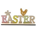 thumbnail image 4 of Inteprter Decoraciones Artesanías de Placa de Pascua Signo Pollo Soporte de flores Centro de Adorno familiar para sala de estar Oficina JM00196 5piezas Inteprter CBP227460, 4 of 6