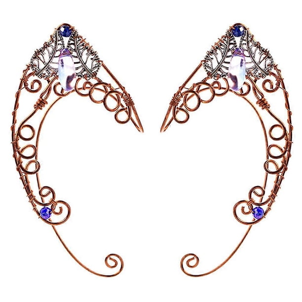 Pearl Earings Elf Fairy Earrings Cuff Pointed Fairy Ear Elf Ear Cuff Elf Ear Earrings