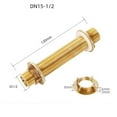 thumbnail image 3 of suyin Water Tank Connector Brass G1/2 Tank Feedthrough For Water Tank Water Tower Pump, 3 of 7