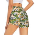 thumbnail image 3 of Goofa Construction Machinery1 Printed Women 2 in 1 Running Shorts,Quick Dry Athletic Workout Shorts,High Waisted Athletic Shorts with Liner Pockets-, 3 of 9
