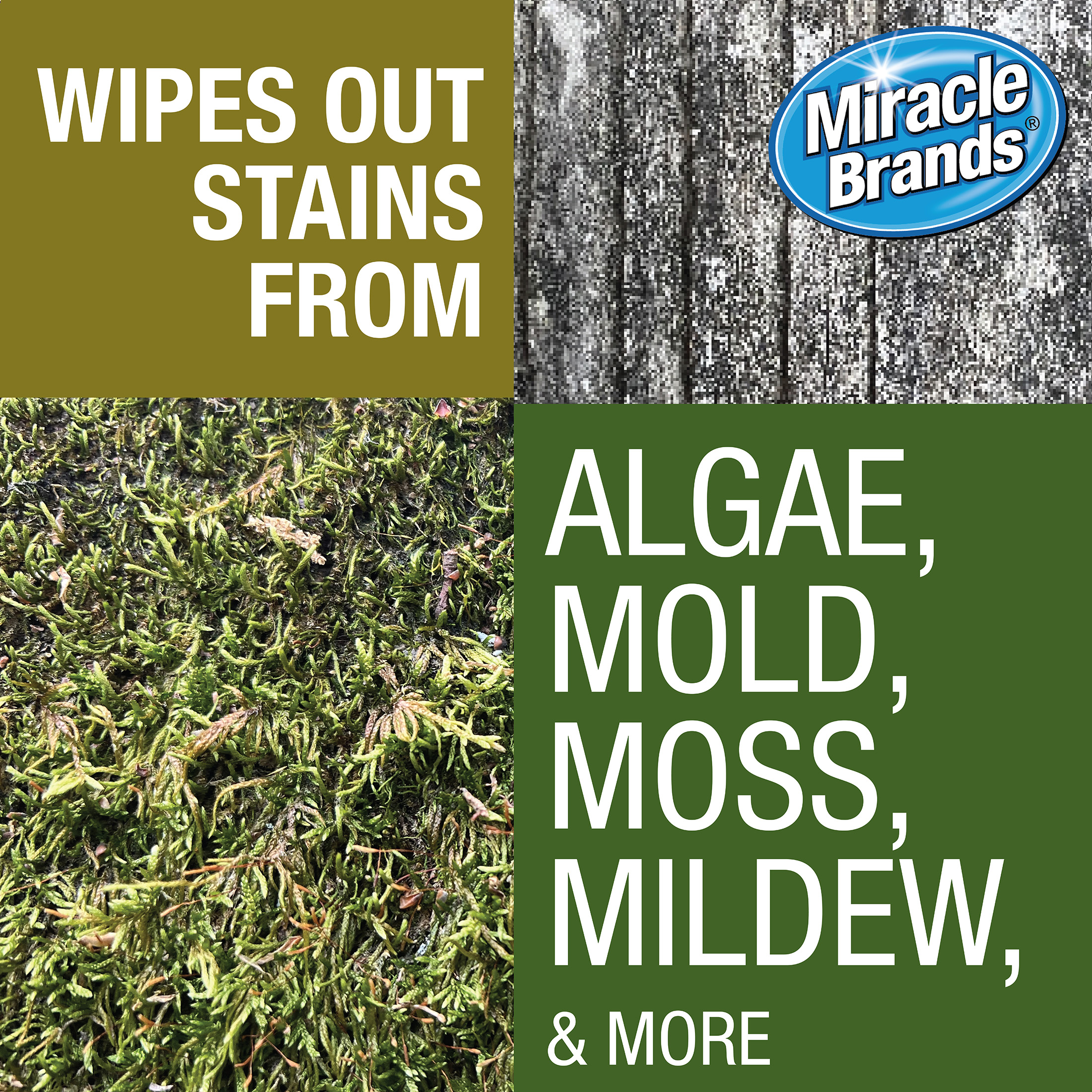 Miracle Brands Outdoor Cleaner 2x Concentrate for Algae, Mold, and Mildew 1 Gallon - image 3 of 8