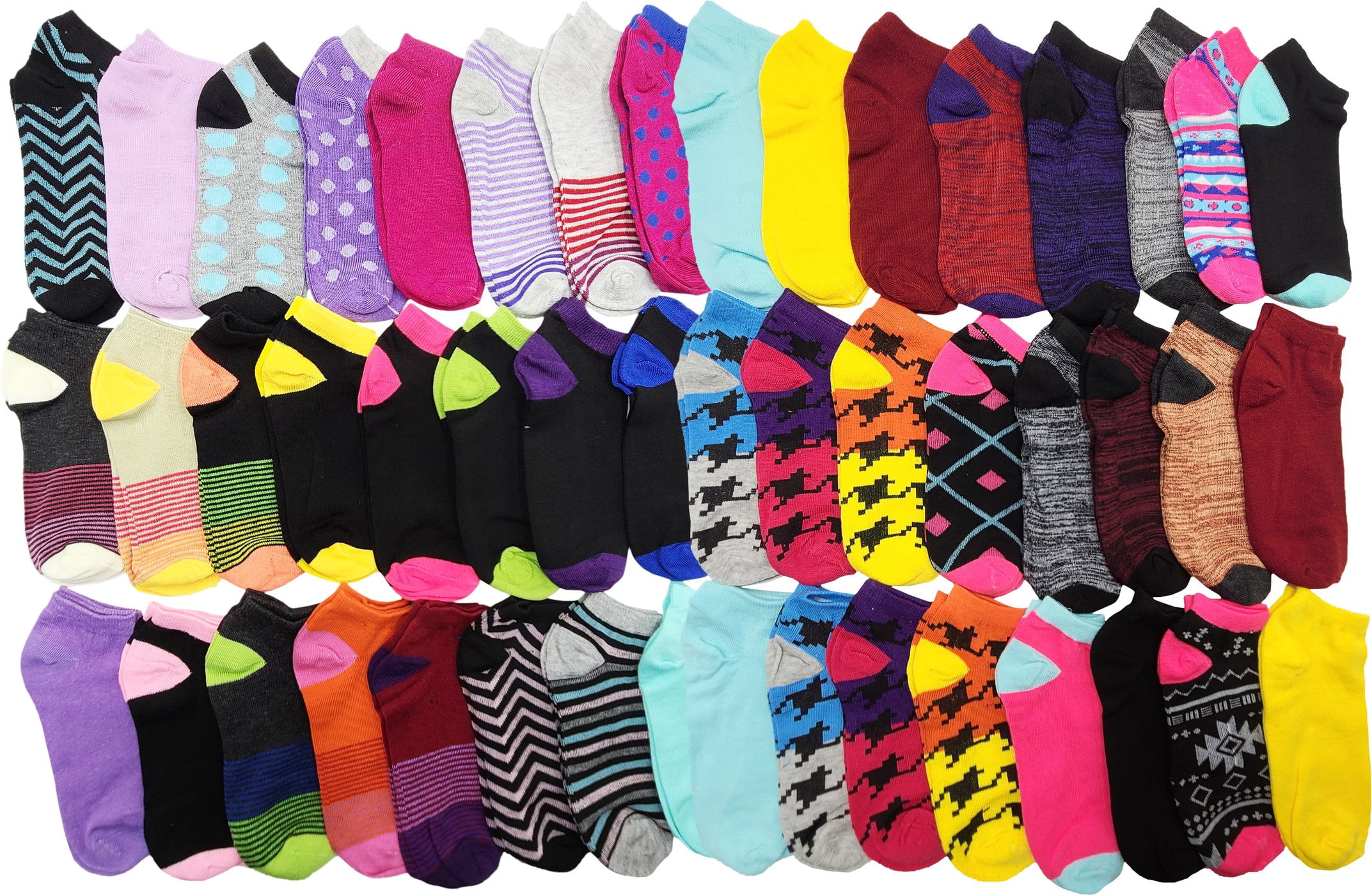 48 Pairs Ankle Socks for Women, Thin Low Cut Comfortable Lightweight Breathable Athletic