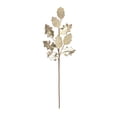 thumbnail image 2 of Melrose Set of 6 Glittered Holly Leaf Artificial Christmas Sprays 26", 2 of 3