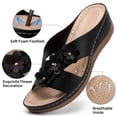 thumbnail image 3 of Ablanczoom Wedge Sandals for Womens: Non-Slip Arch Support women sandals Beach Dresses Slides Shoes, 3 of 6