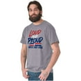 thumbnail image 4 of Loud Proud Dominican Heritage Pride Men's Graphic T Shirt Tees Brisco Brands S, 4 of 4