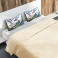thumbnail image 5 of Yayeee Pillowcase Standard Size Set of 2 Satin Wrinkle Resistant Pillow Case, Abstract Mountain, 5 of 7