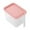 Pink A, variant on Outoloxit Airtight Food Storage Containers with Lids - 10-Cup Clear Plastic Canisters for Kitchen Pantry Organization, Stackable Dry Food Storage Jars for Cereal, Flour, Sugar, Snacks