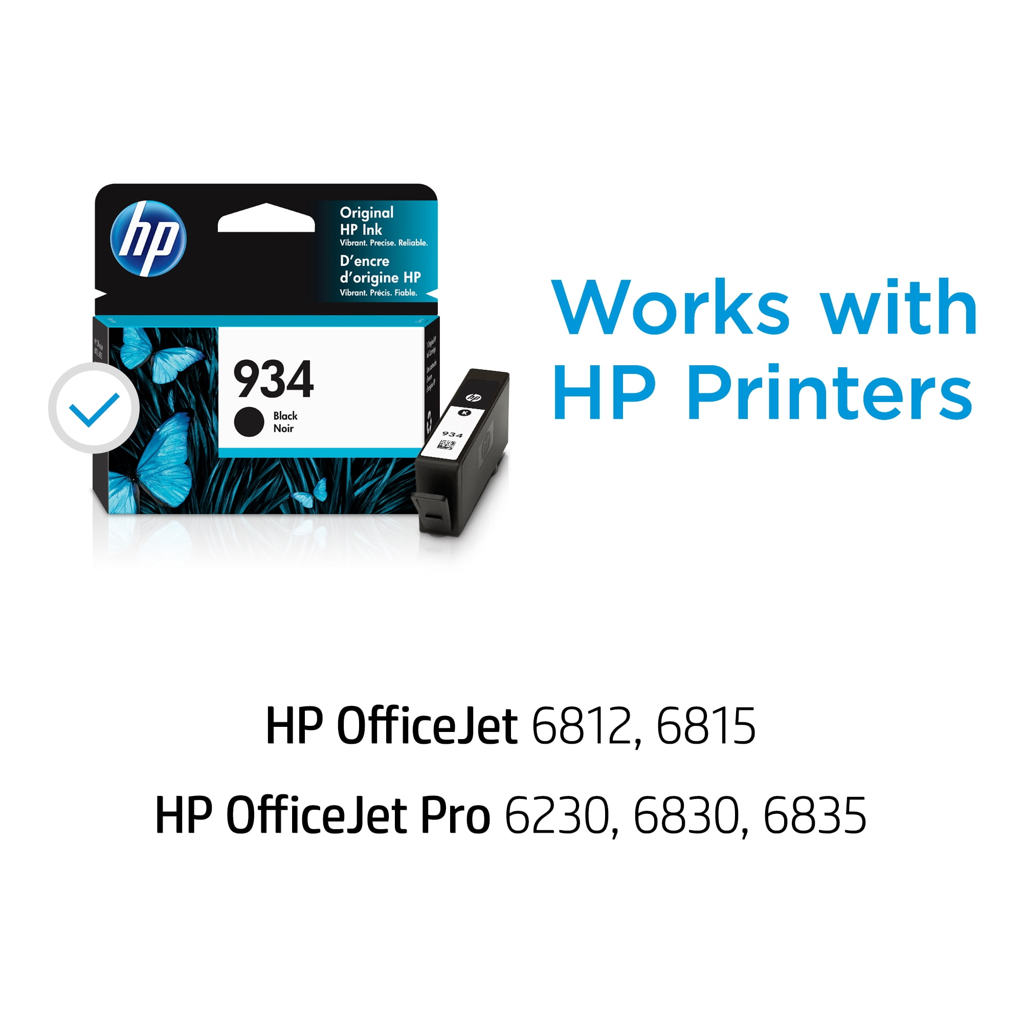 HP C2P23AN (Noir) No.934XL Originale