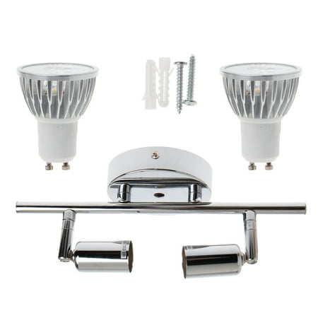 

✪ 9W Indoor Ceil Spotlight 2 Lights Modern Decoration Lamps GU10 Rotatable