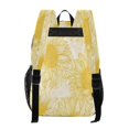 thumbnail image 3 of Ttyddzy Clear Backpack Heavy Duty PVC Transparent Backpack for College Workplace, Light Yellow Line, 3 of 8