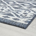 thumbnail image 5 of 5x7 Water Resistant, Indoor Outdoor Rugs for Patios, Front Door Entry, Entryway, Deck, Porch, Balcony | Outside Area Rug for Patio | Blue, Tribal | Size: 5' x 6'11'', 5 of 8