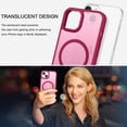 thumbnail image 4 of Funda de teléfono BENTOBEN compatible con iPhone 15 Plus, color ciruela claro, 4 of 8