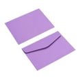 thumbnail image 5 of Uxcell Blank Small Items Storage Card Holder Mini Envelopes, Purple 100 Pack, 5 of 6