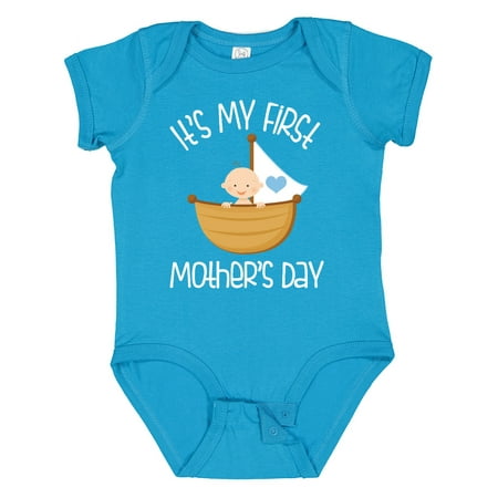 

Inktastic 1st Mothers Day Outfit Boys Gift Baby Boy Bodysuit