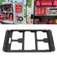 thumbnail image 1 of Toolbox Mounting Plate, Stable Foundation Mounting Plate Fit for Packout Enduring 100 Lbs Load Capacity Robust Iron Efficient Tool Storage  for Truck Beds, 1 of 7