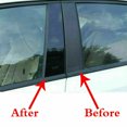 thumbnail image 2 of POSSBAY 4pcs Window Pillar Posts Trim Cover For Dodge Ram 2009-18 Crew/Quad/Extended EXT, 2 of 7