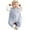 #0120-Blue, variant on Favoffer Infant Baby Boy Girls Fleece-Lined Jumpsuit Sleeveless Full-Zip Romper One Piece Strap Overalls Smocked Clothes 0-3Y
