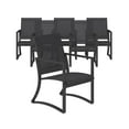 thumbnail image 2 of COSCO Outdoor Furniture, 7 Piece Patio Dining Set, Steel, Navy Sling, 2 of 13