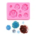 thumbnail image 5 of Moldes de silicona con forma de mini rosas en 3D para hacer tú mismo, hechos a mano, para chocolate, fondant, pasteles, dulces, accesorios y herramientas para hornear, 5 of 5