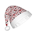 thumbnail image 2 of Kowoue Ladybugs 2 Pattern Santa Hat Christmas Hats for Adults, Holiday Unisex Velvet Comfort Xmas Hat for Women Men, 2 of 6