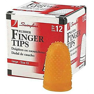 Swingline Rubber Finger Tips, Finger Cots, Extra Large - Size 14, Amber,  Finger Protector For Use with Swingline Staples & Swingline Staplers, Home  Office Desktop Accessories, 12 Pack (54014)